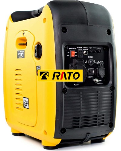 Бензиновый генератор инверторный Rato R1250iS-C (PRC, 60 см3, 1/1.1 кВт, 2.6 л, 13.8 кг)