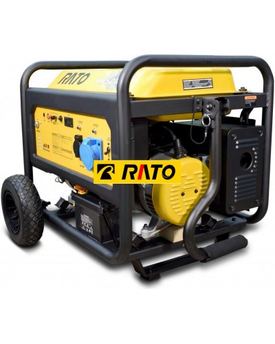 Бензиновый генератор Rato R8500D (PRC, 499.7 см3, 8.5/8 кВт, эл.стартер, комплект колёс, 25 л, 102 кг)
